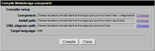 [WebStorage compiler setup]